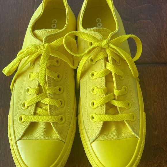 Converse CTAS Pro Monochrome Aurora Yellow Sneaker 166410F Men’s 5 Women’s 7 - Picture 4 of 6